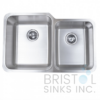 B820 UNDERMOUNT STAINLESS STEEL DOUBLE BOWL KITCHEN SINK